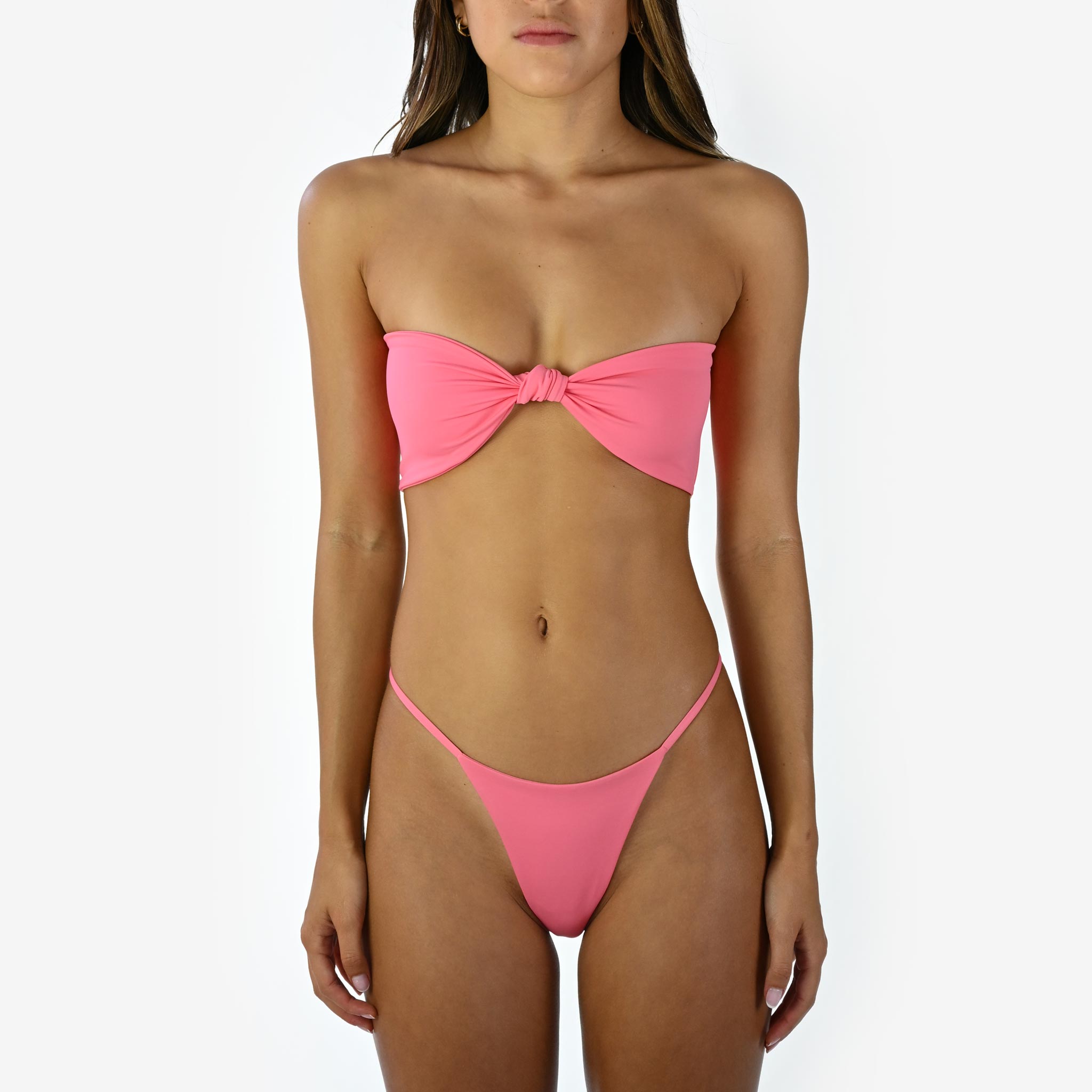 Knot Bandeau Top - Rosa